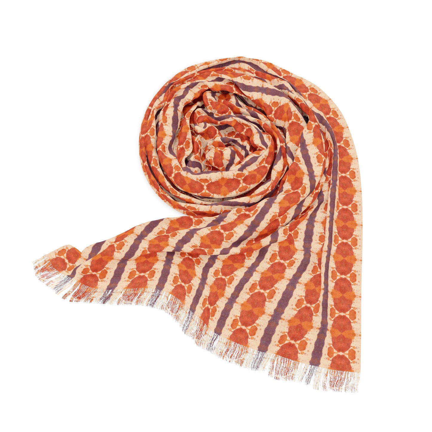 Boho Peach Pashmina Wrap