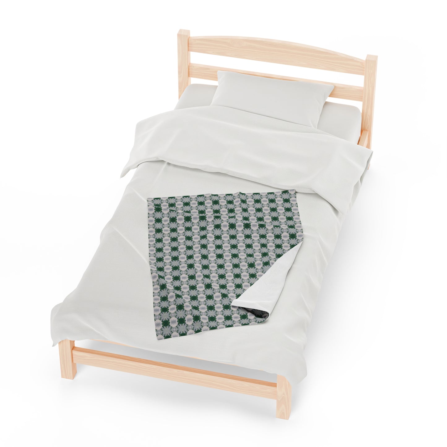 Alpine Snow Plush Blanket