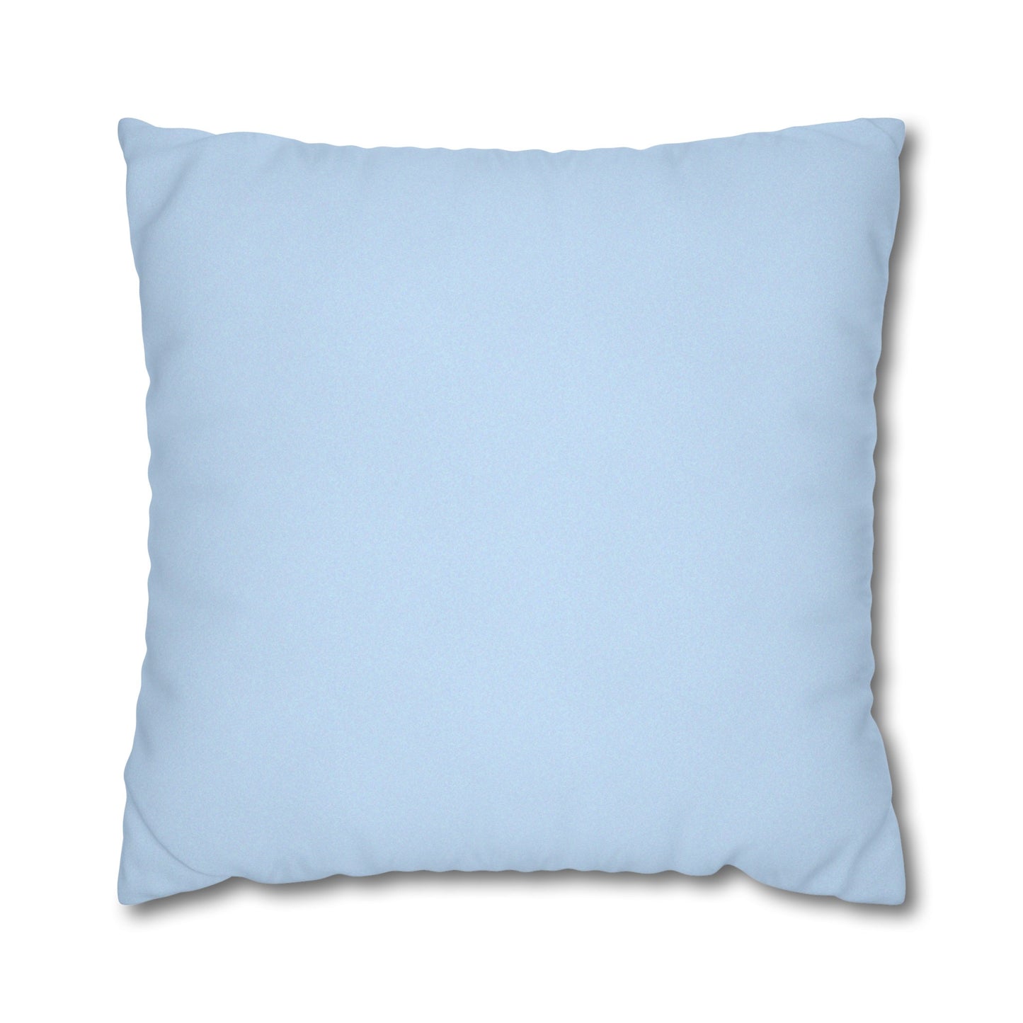 Light Blue Euro Pillow Cover