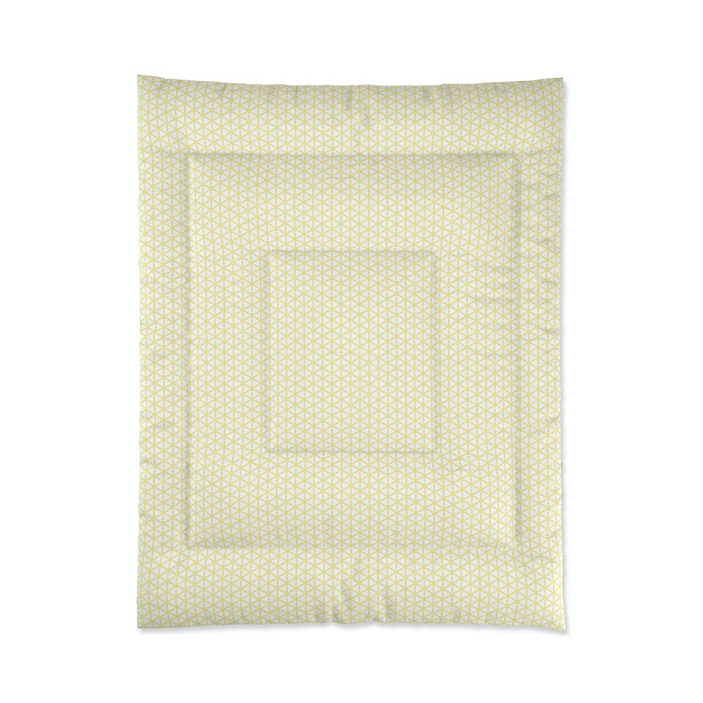 Yellow Lattice Comforter