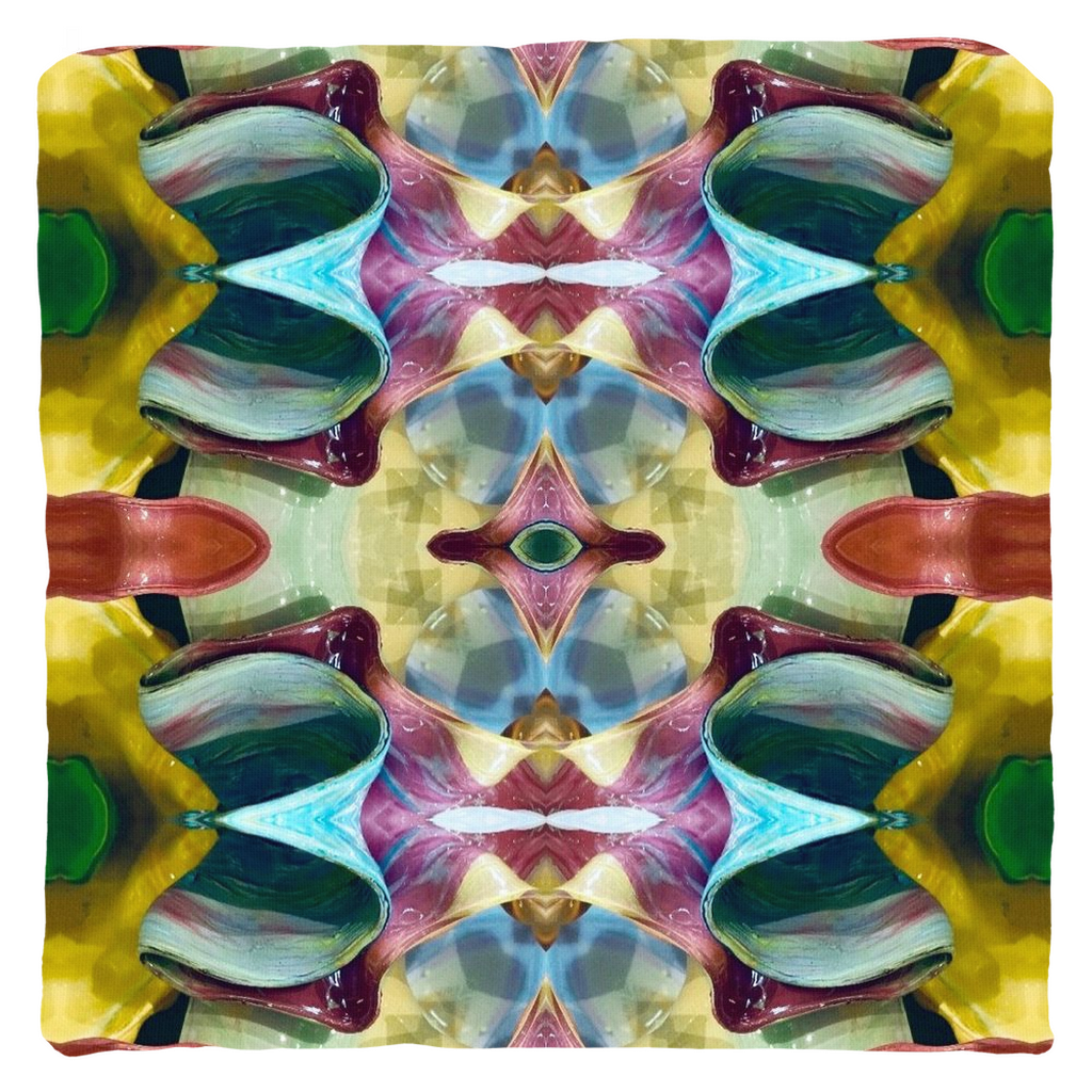 Orchid Moss Throw Pillow