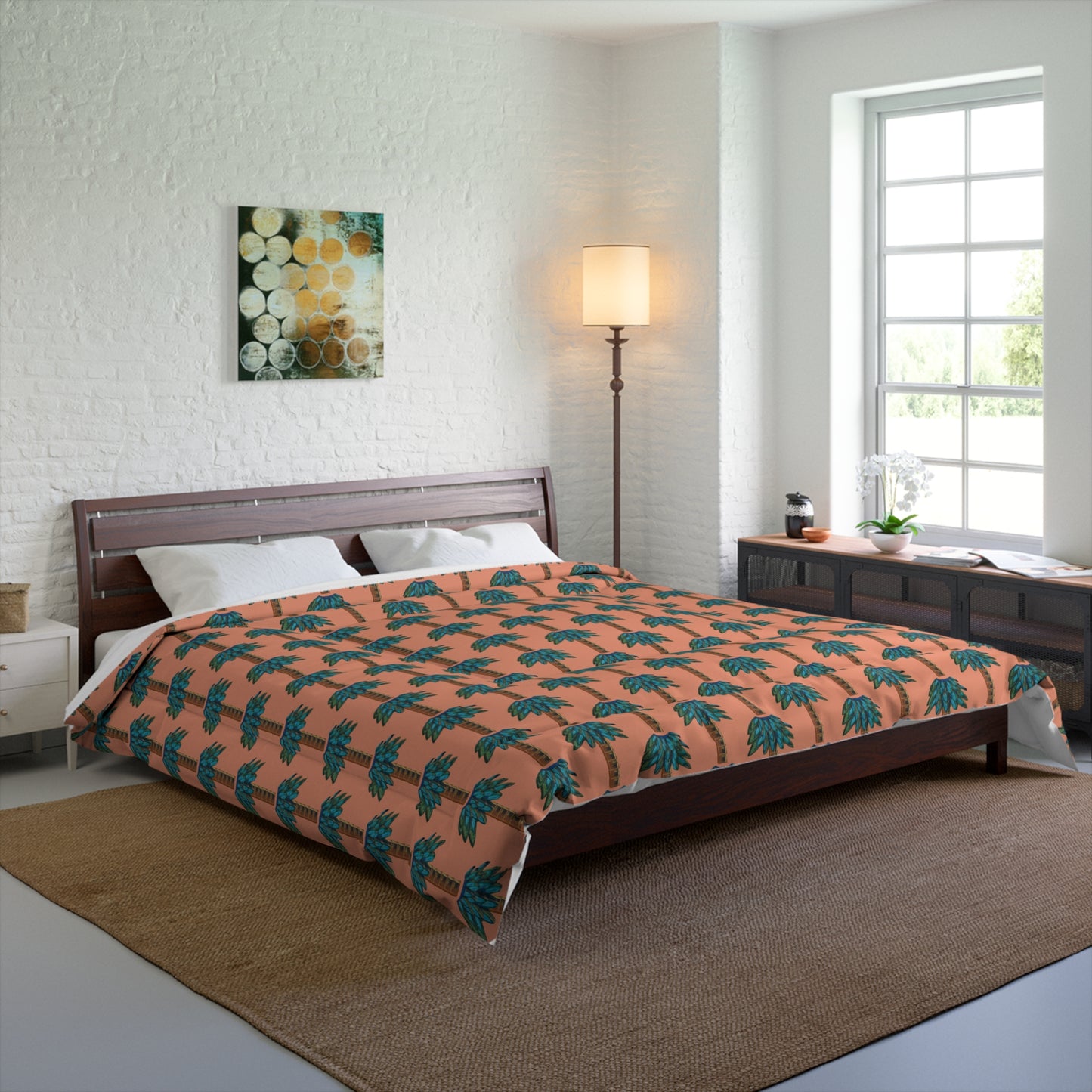 Tiki Palm Sherbet Comforter