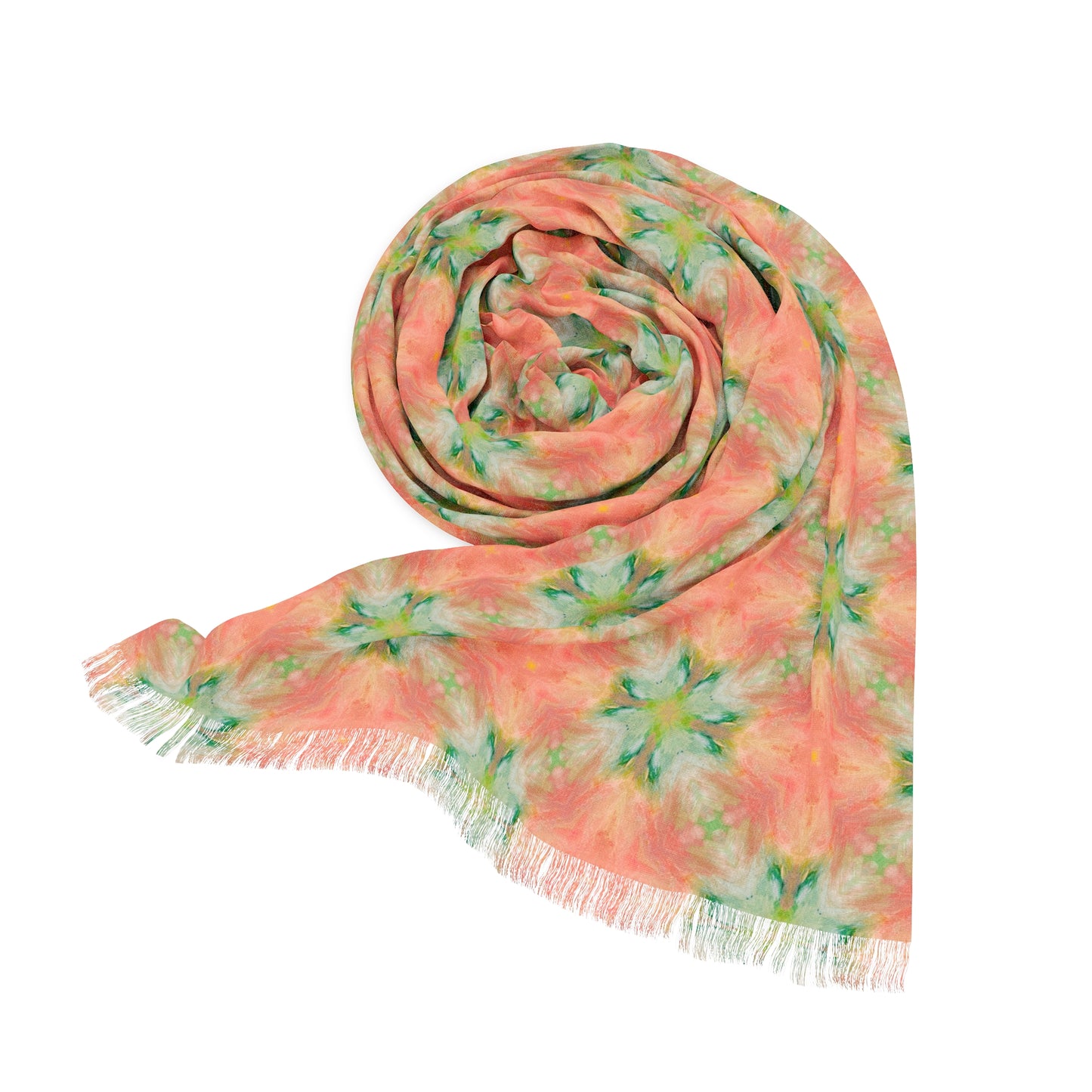 Flamingo Feathers Pashmina Wrap