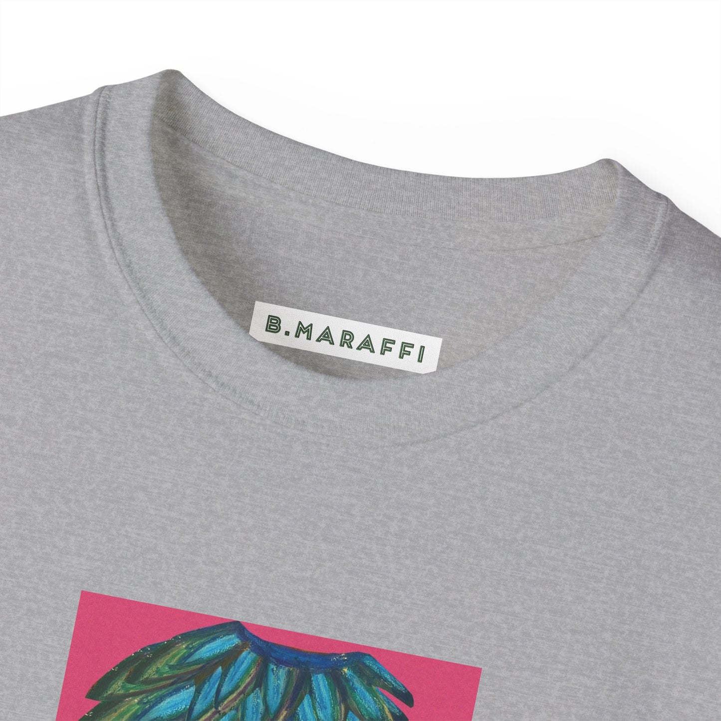 B.Maraffi Cotton T-shirt - Tiki Palm Fuscia