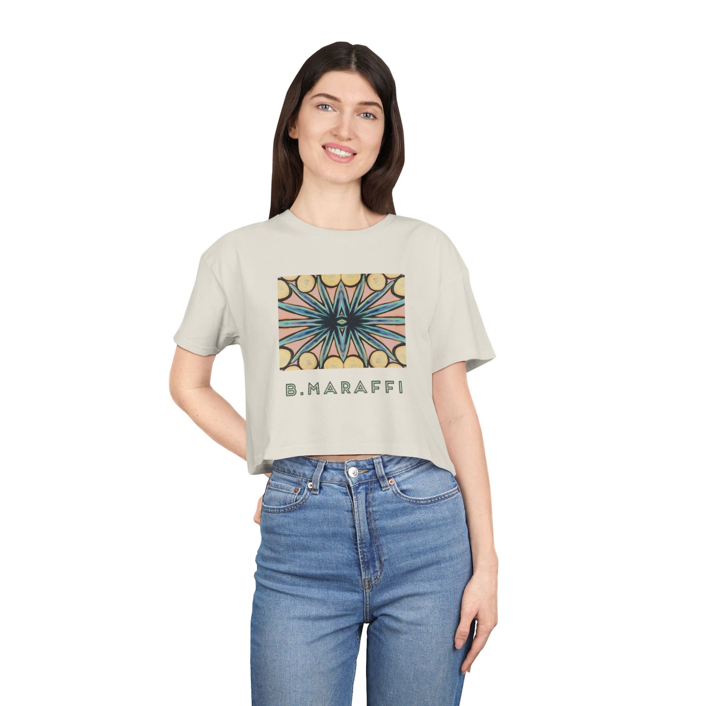 Women's Crop Tee - Coconut Punch