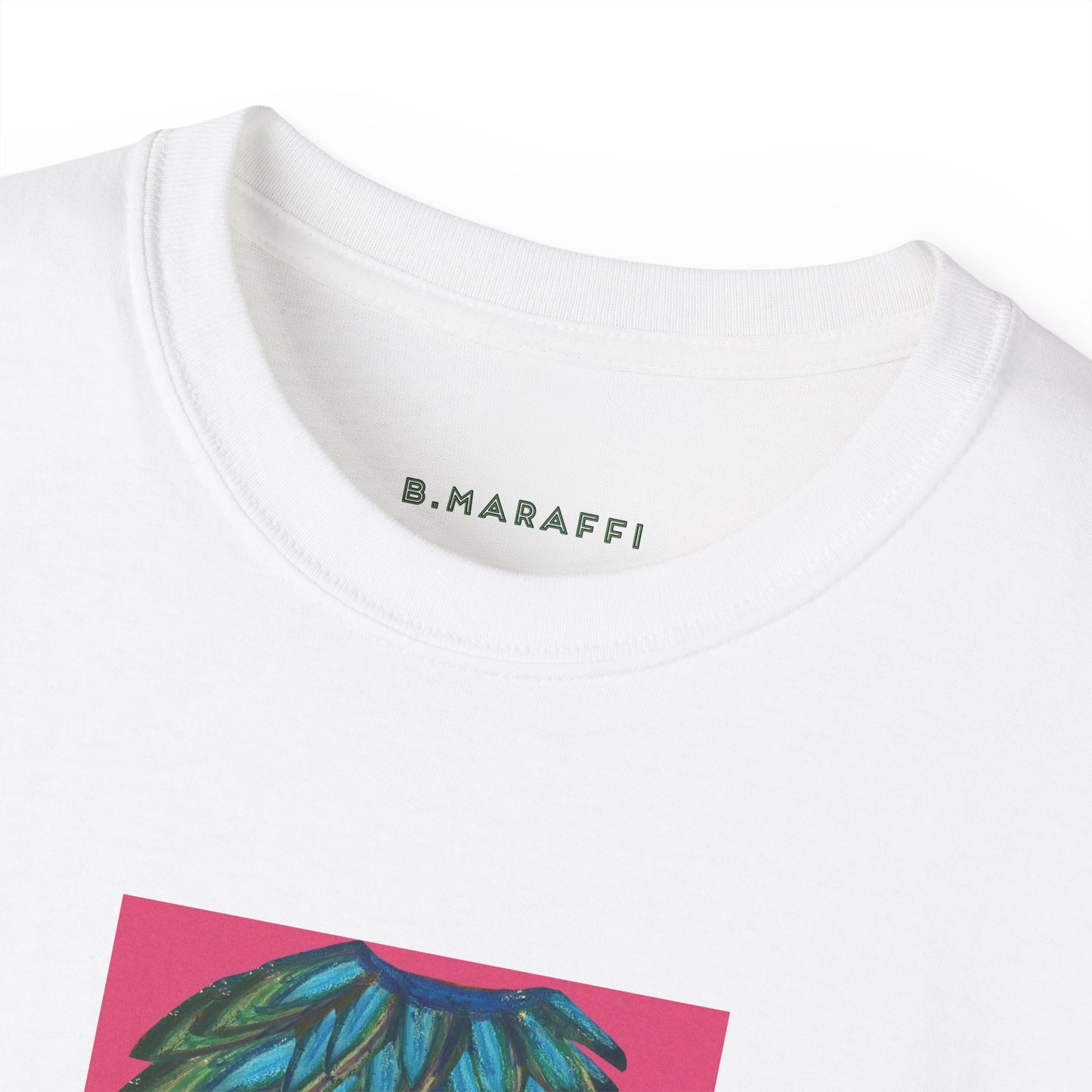 B.Maraffi Cotton T-shirt - Tiki Palm Fuscia