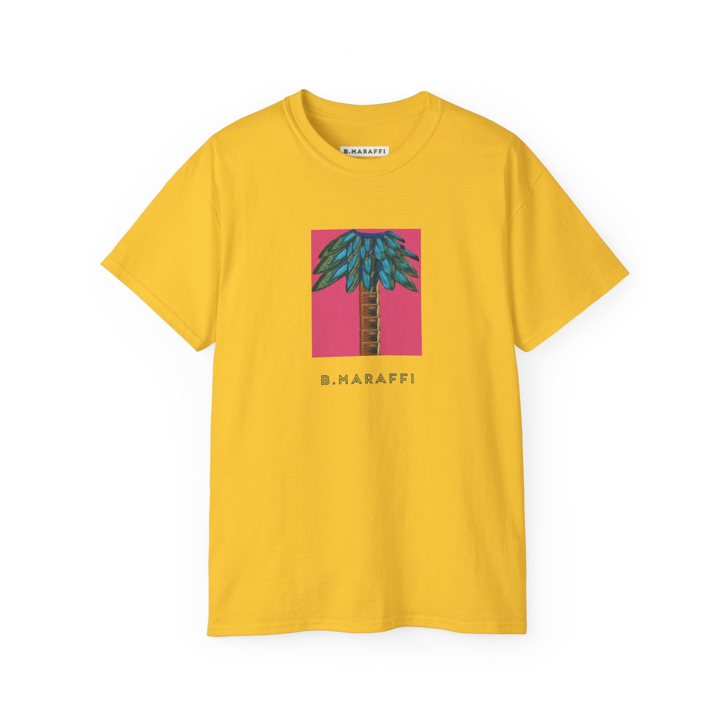 B.Maraffi Cotton T-shirt - Tiki Palm Fuscia