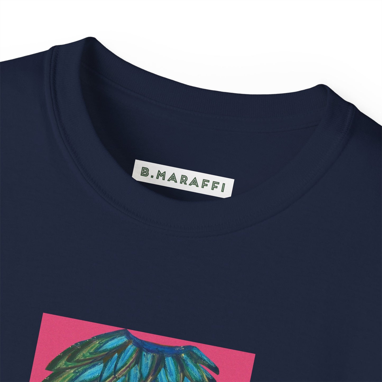 B.Maraffi Cotton T-shirt - Tiki Palm Fuscia