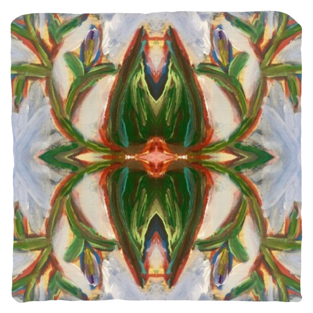 Lotus Pond Throw Pillow