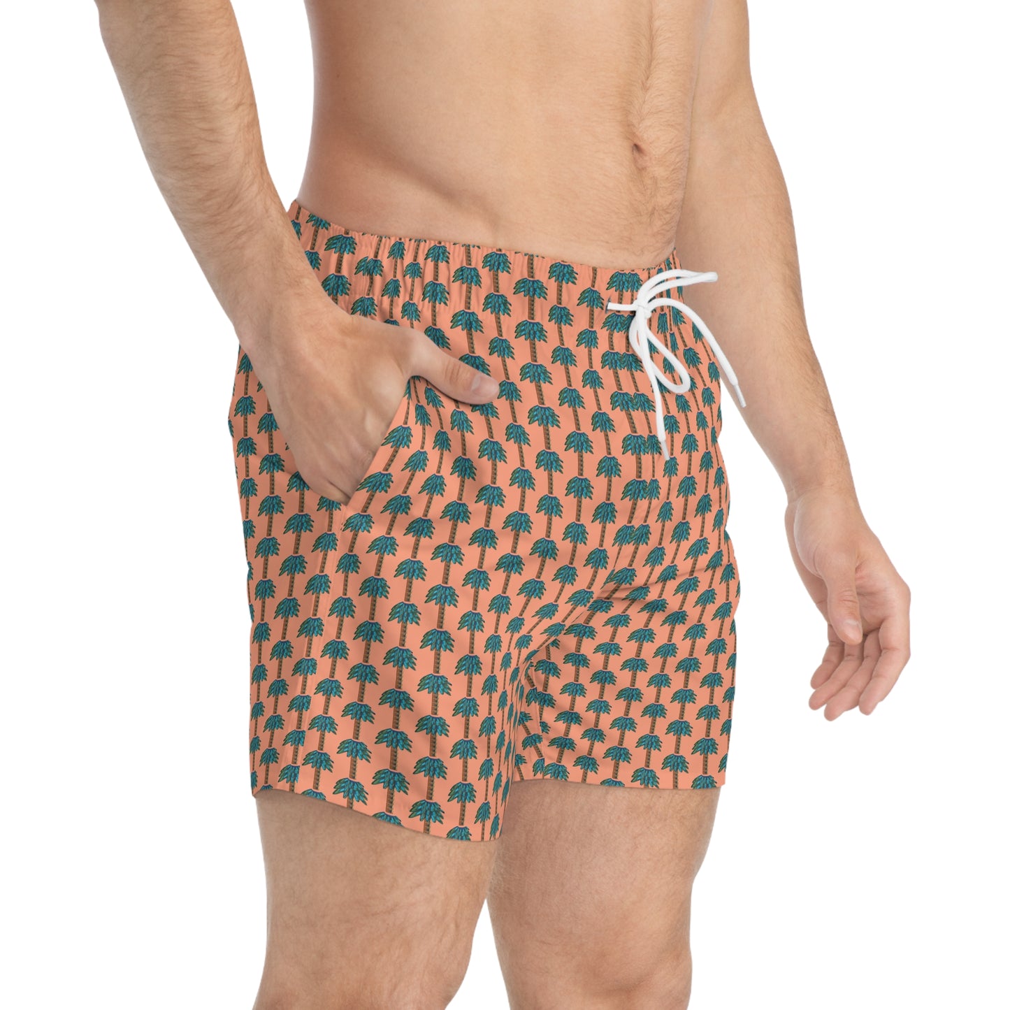 Tiki Palm Sherbet Swim Trunks