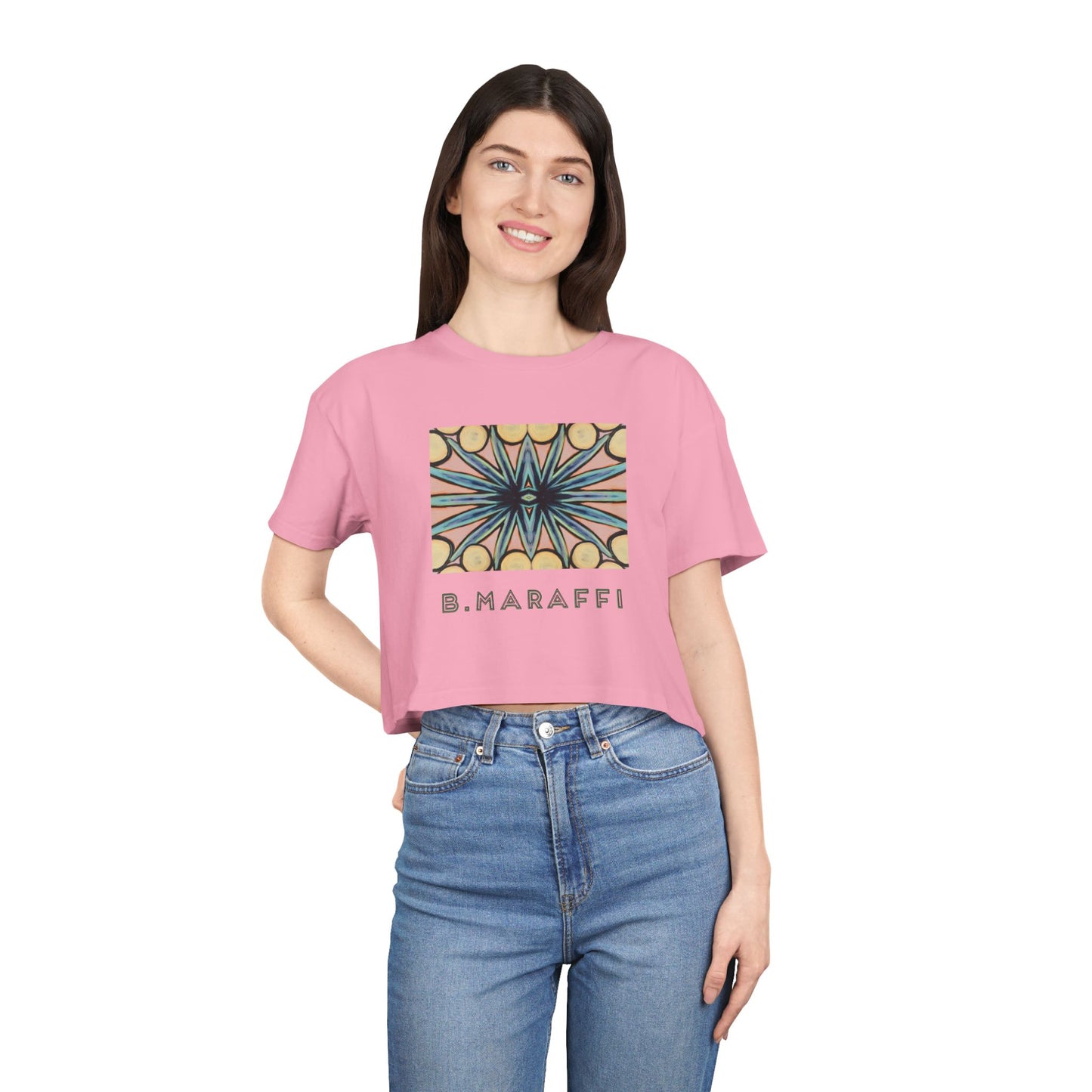 Women's Crop Tee - Coconut Punch
