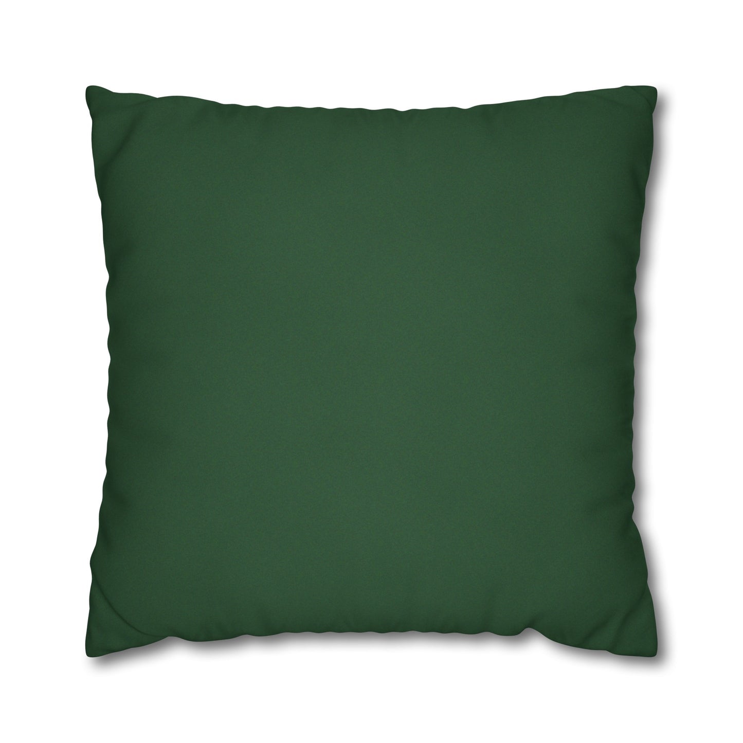 Dark Green Euro Pillow Cover