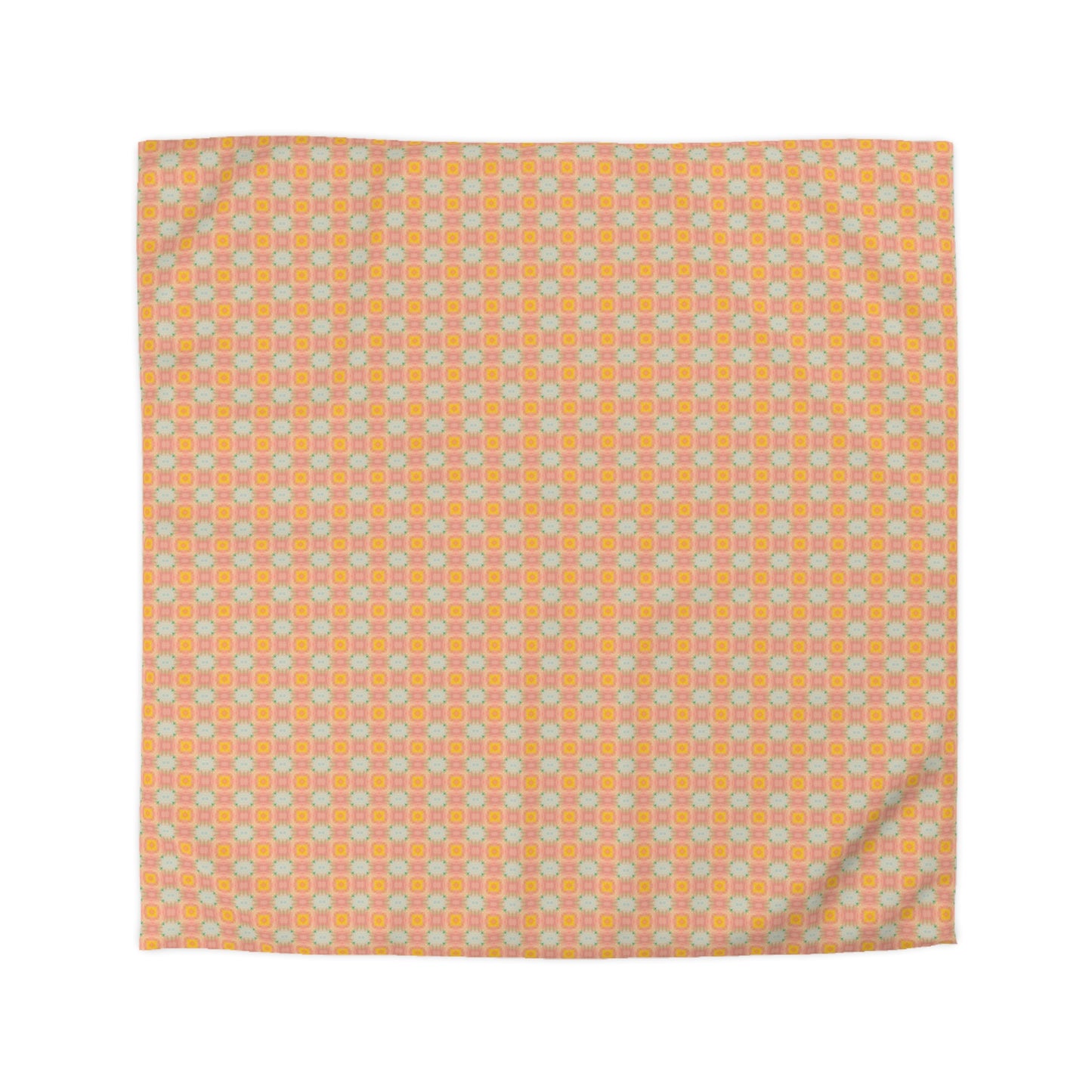 Peach Sunbeam Duvet Cover