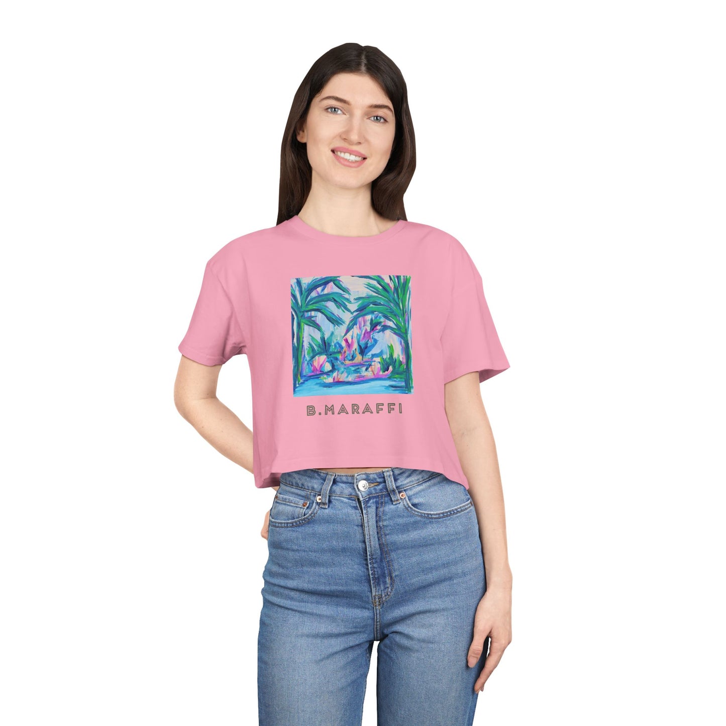 Women's Crop Tee - Island Adventure