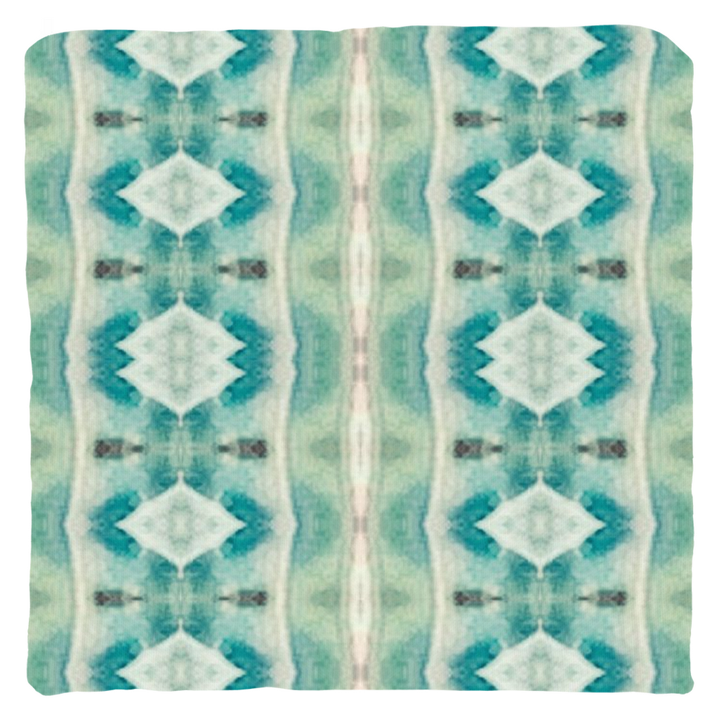 Turquoise Seas Throw Pillow