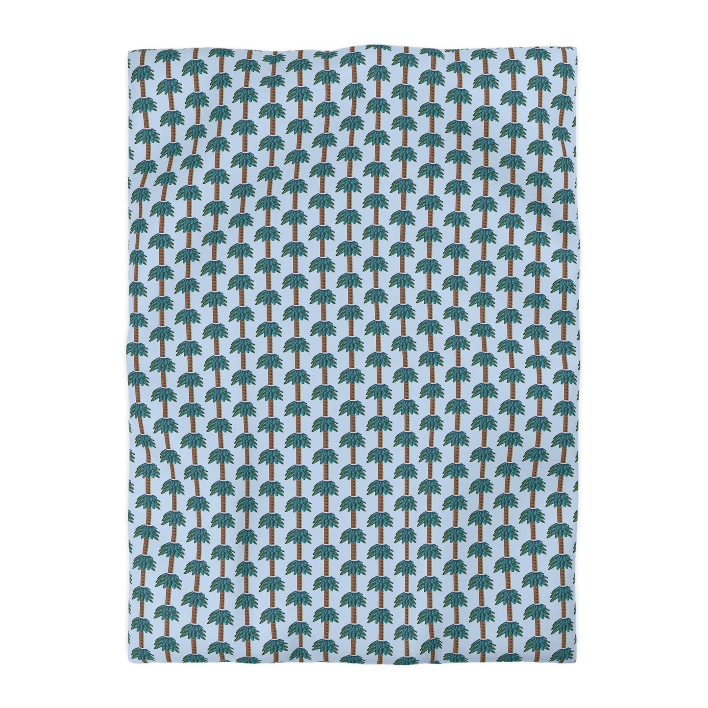 Tiki Palm Sky Duvet Cover