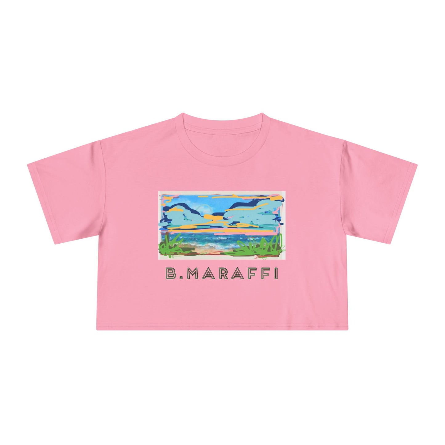 Women's Crop Tee - Just Beachy