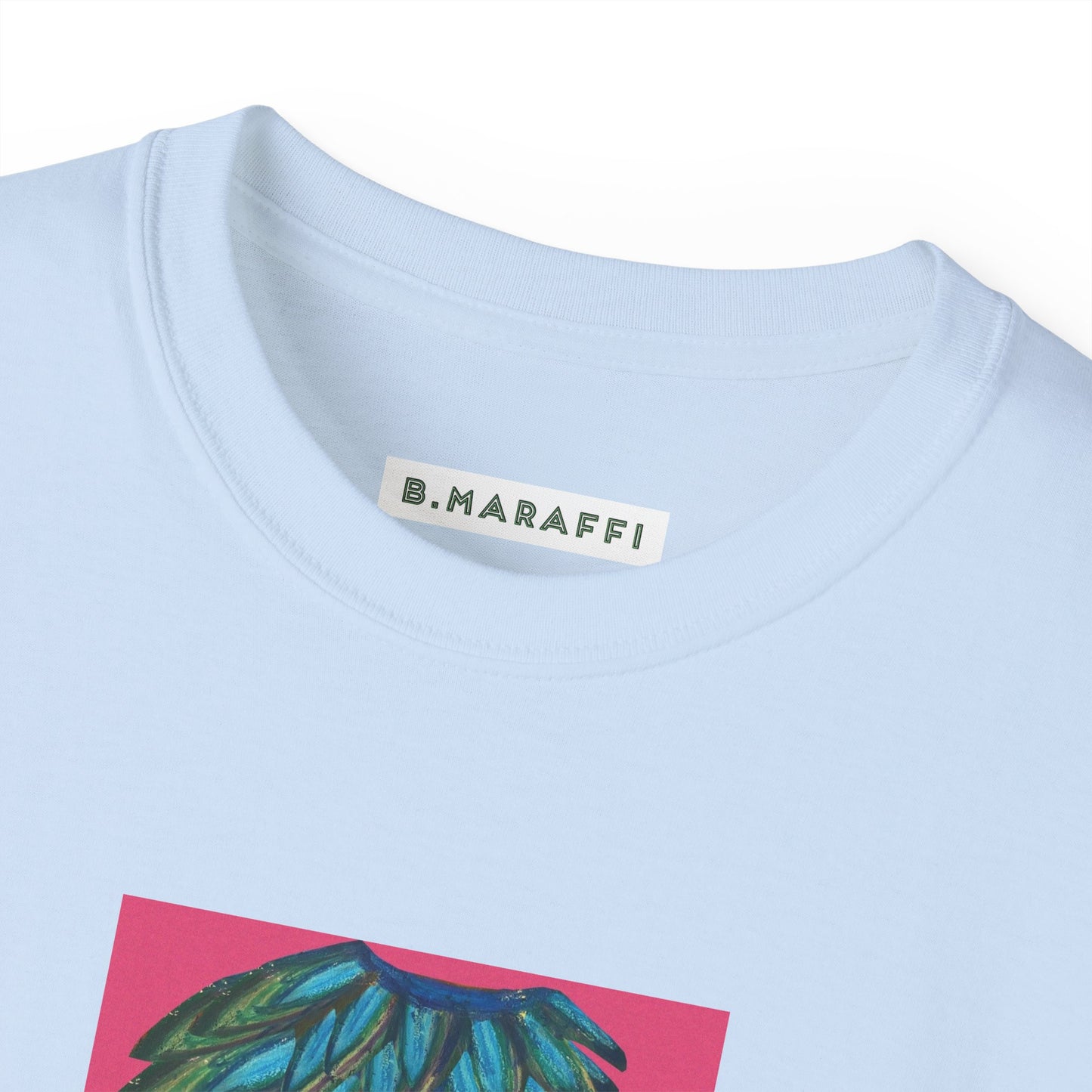 B.Maraffi Cotton T-shirt - Tiki Palm Fuscia