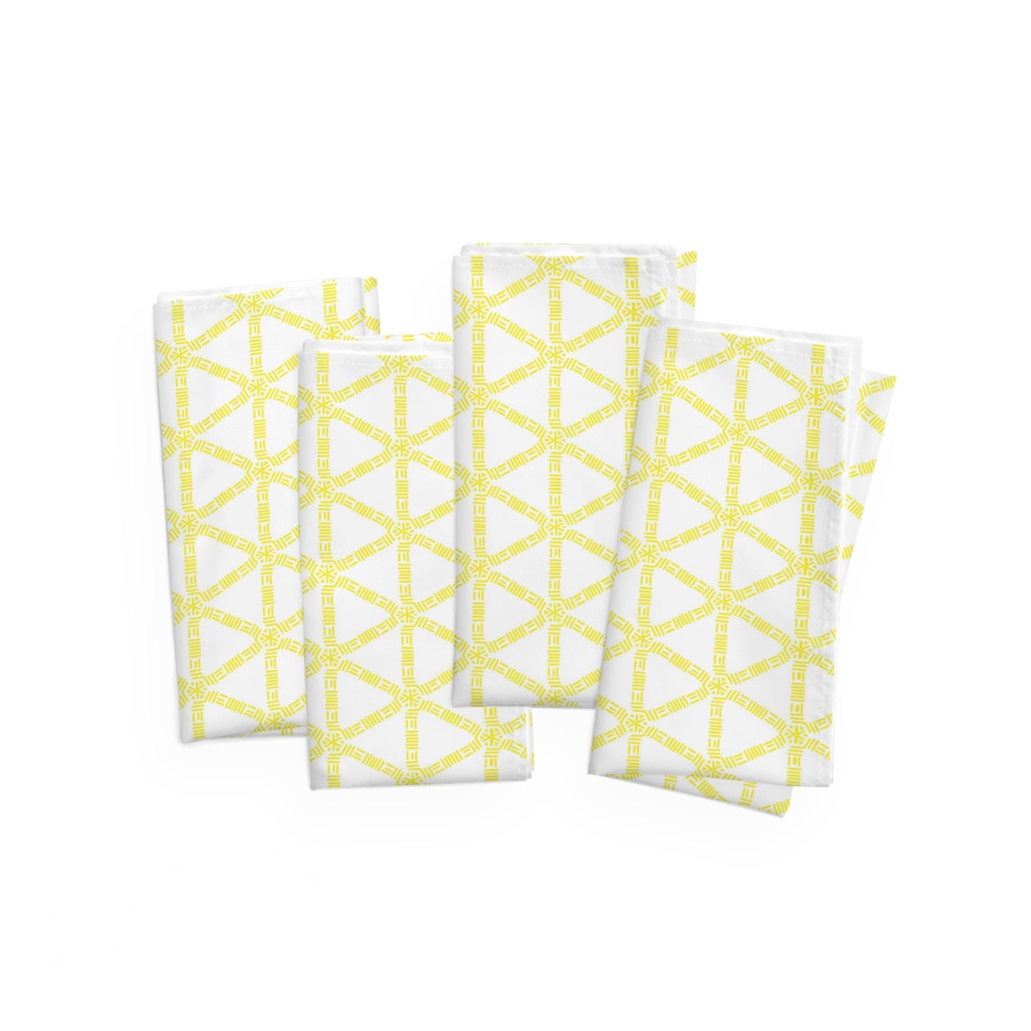 Yellow Lattice Napkins
