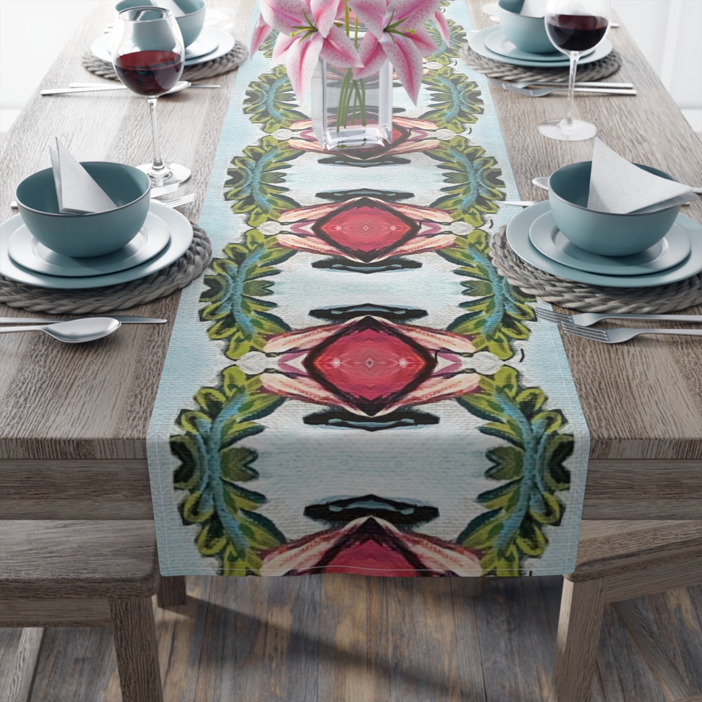 Rose Bud Table Runner