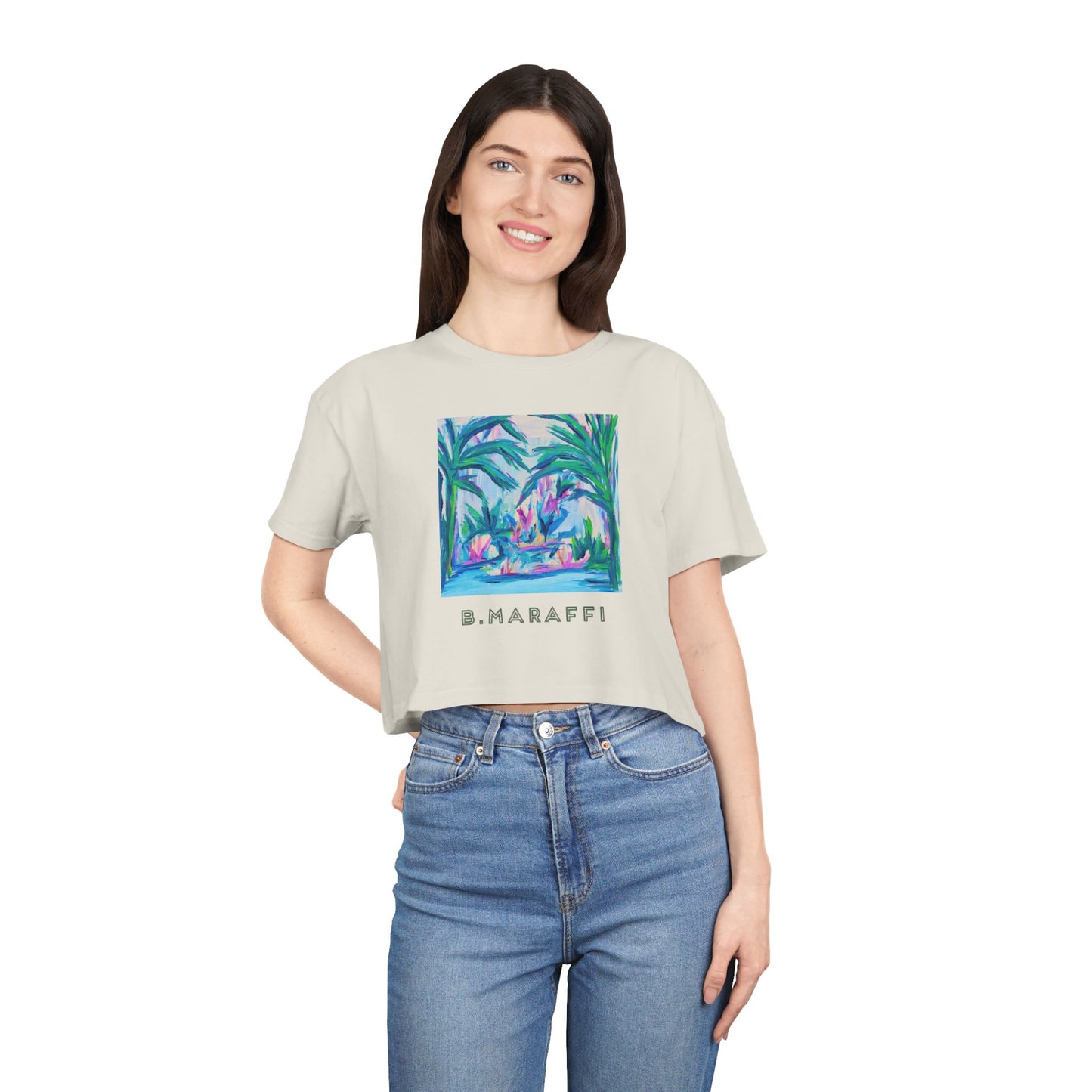 Women's Crop Tee - Island Adventure