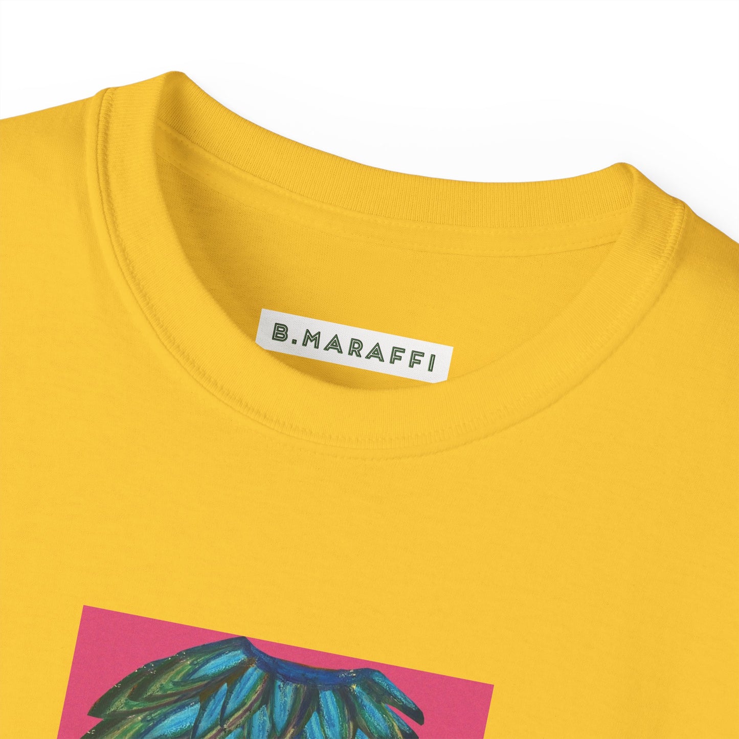 B.Maraffi Cotton T-shirt - Tiki Palm Fuscia