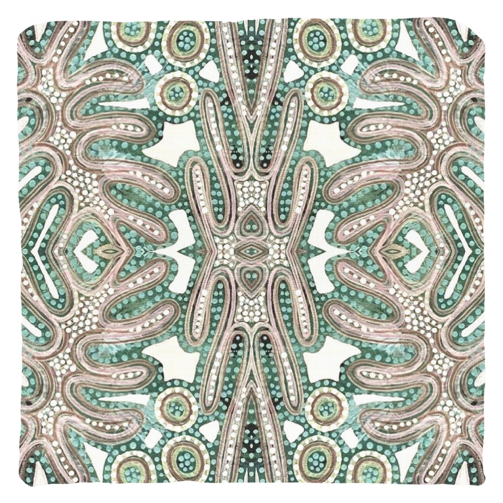 Sage Fern Throw Pillow