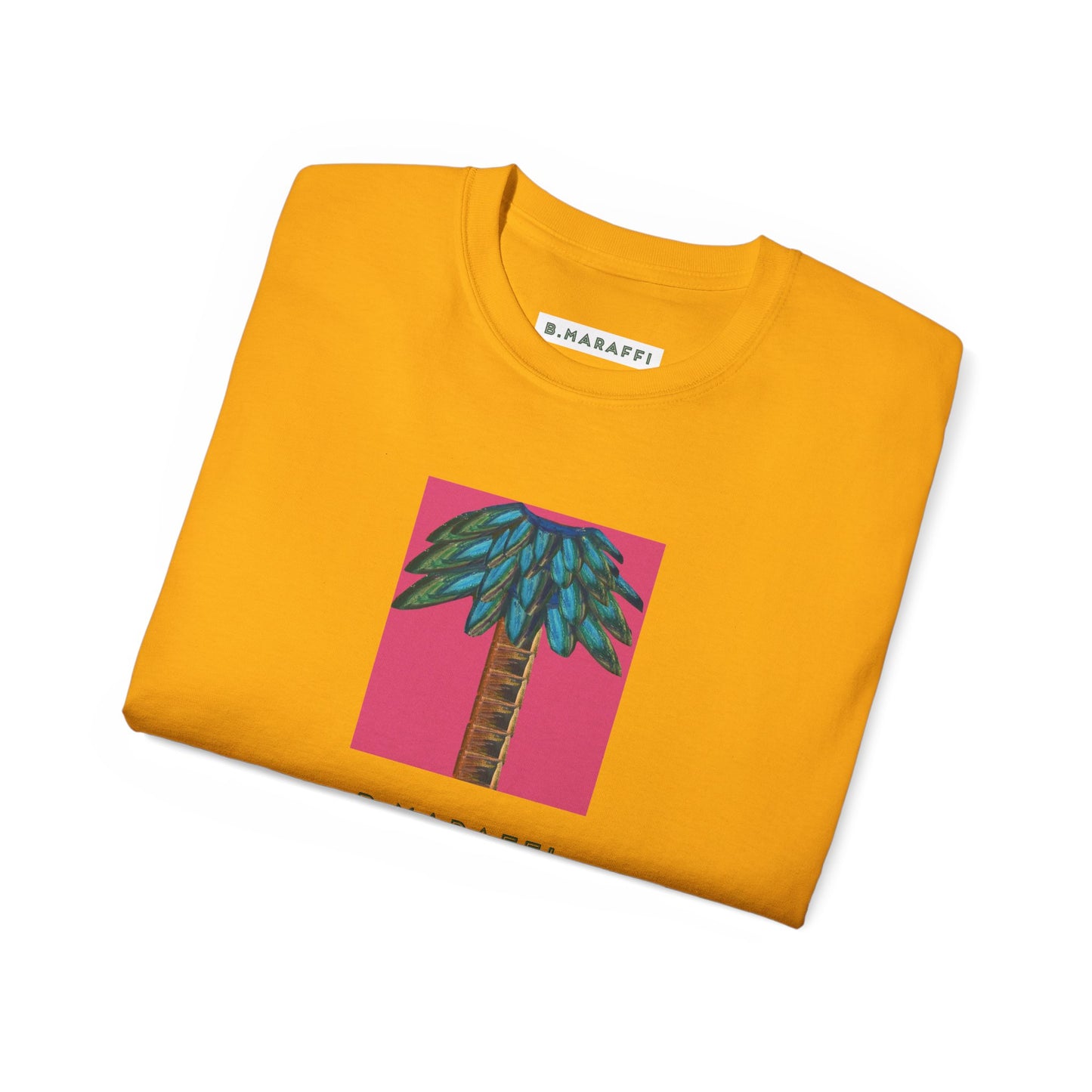 B.Maraffi Cotton T-shirt - Tiki Palm Fuscia