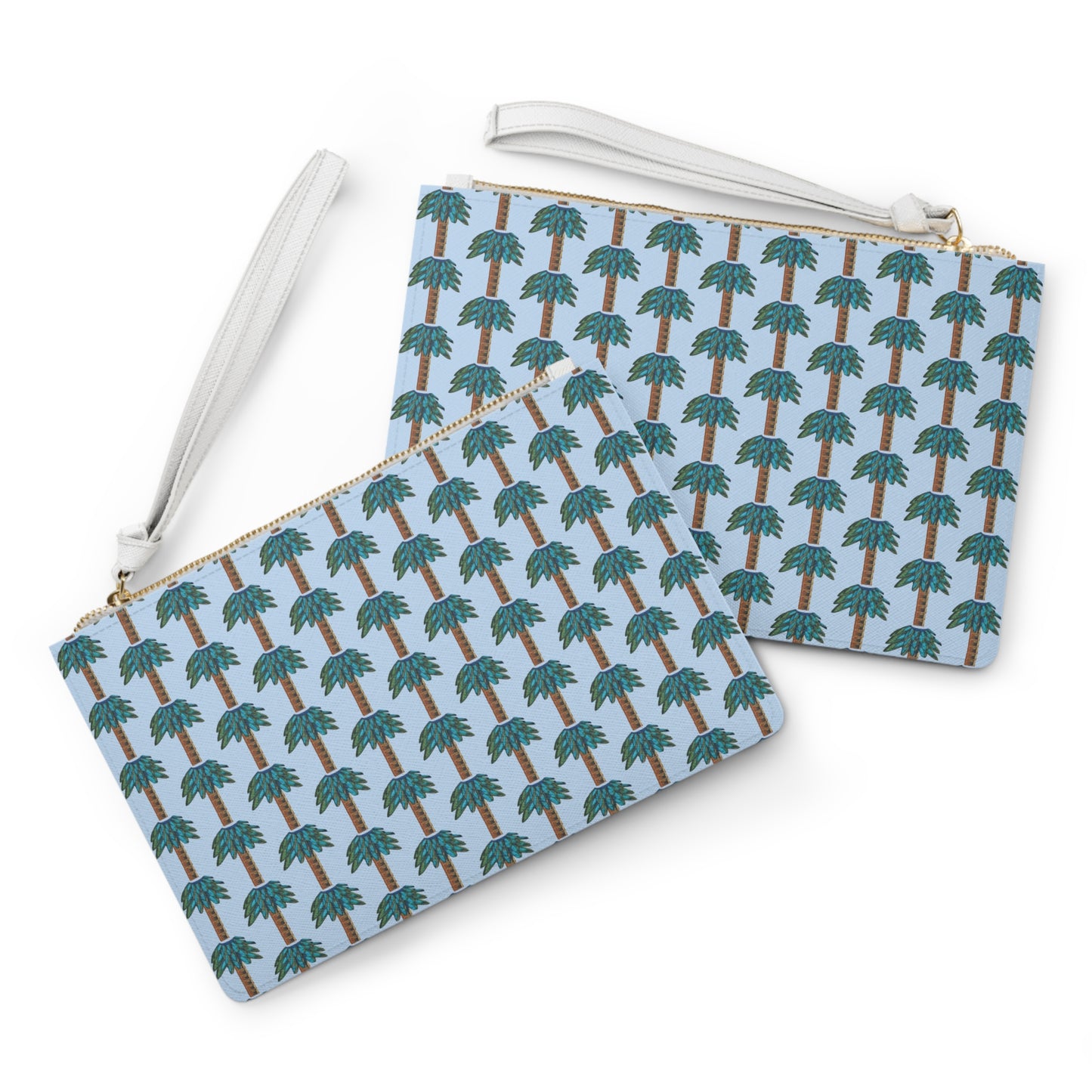 Tiki Palm Sky Clutch Bag