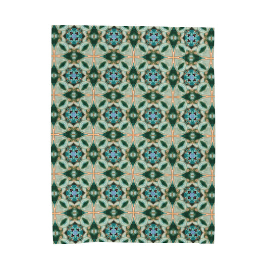 Green Ivy Plush Blanket