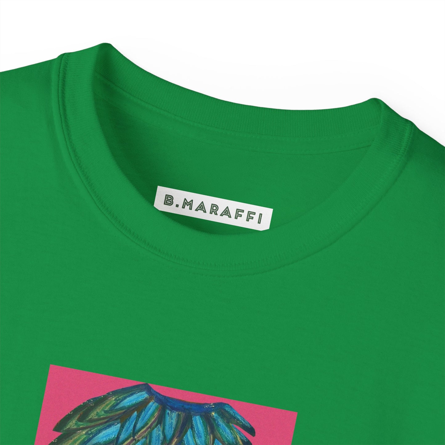 B.Maraffi Cotton T-shirt - Tiki Palm Fuscia