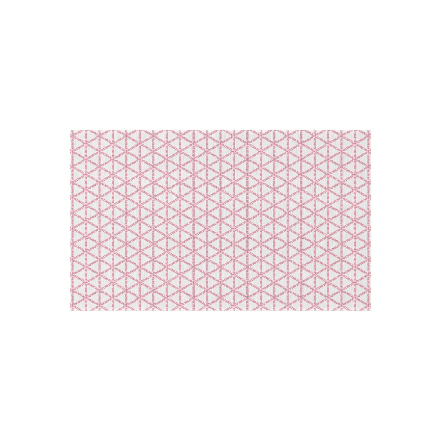 Pink Lattice Indoor/Outdoor Rug