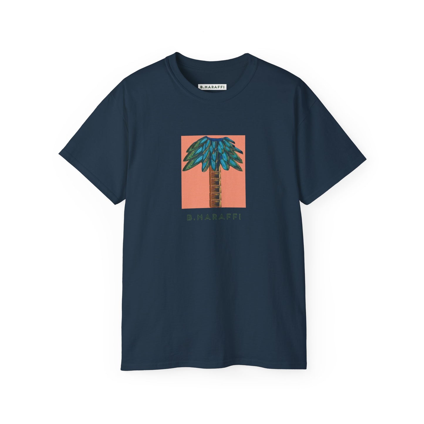 B.Maraffi Cotton T-shirt - Tiki Palm Sherbet