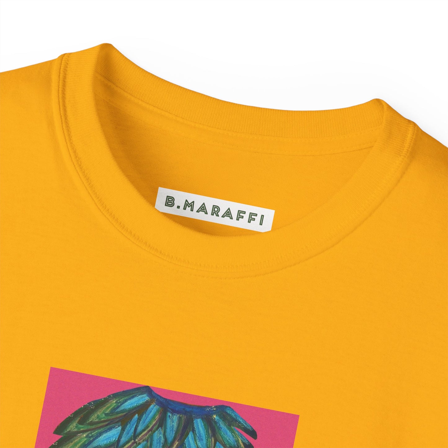 B.Maraffi Cotton T-shirt - Tiki Palm Fuscia