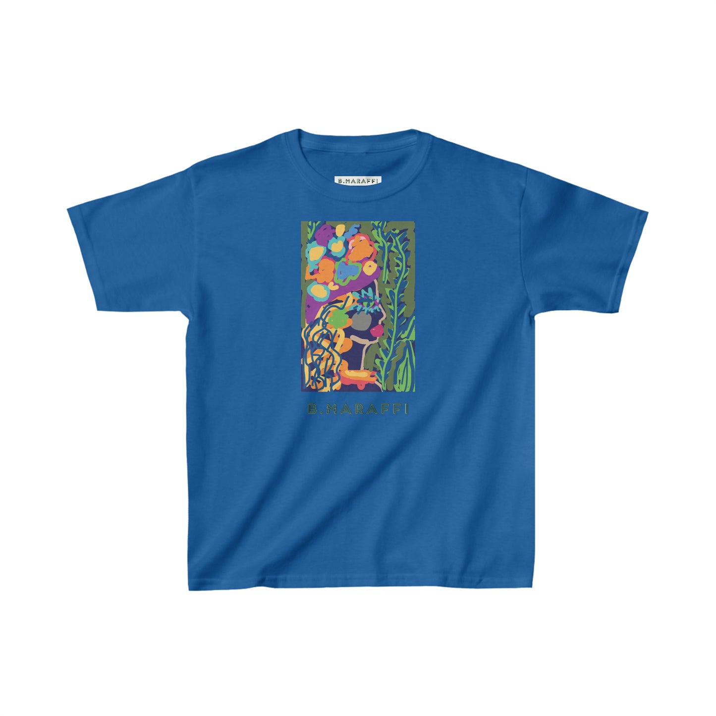 Kids Heavy Cotton™ Tee - Flower Lady