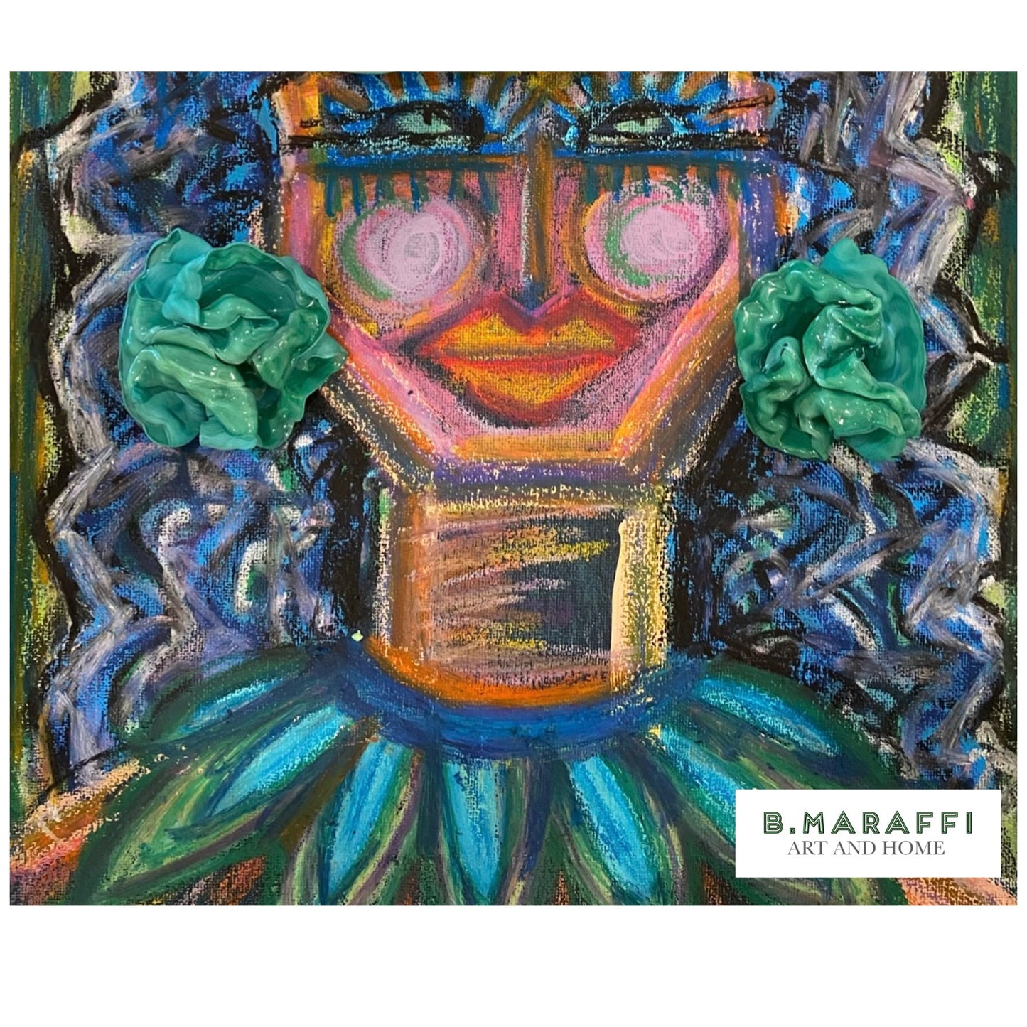 Purple Flower Lady Wallpaper