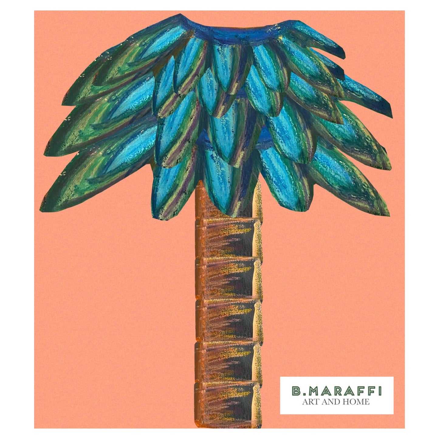 Tiki Palm Sherbet Wallpaper