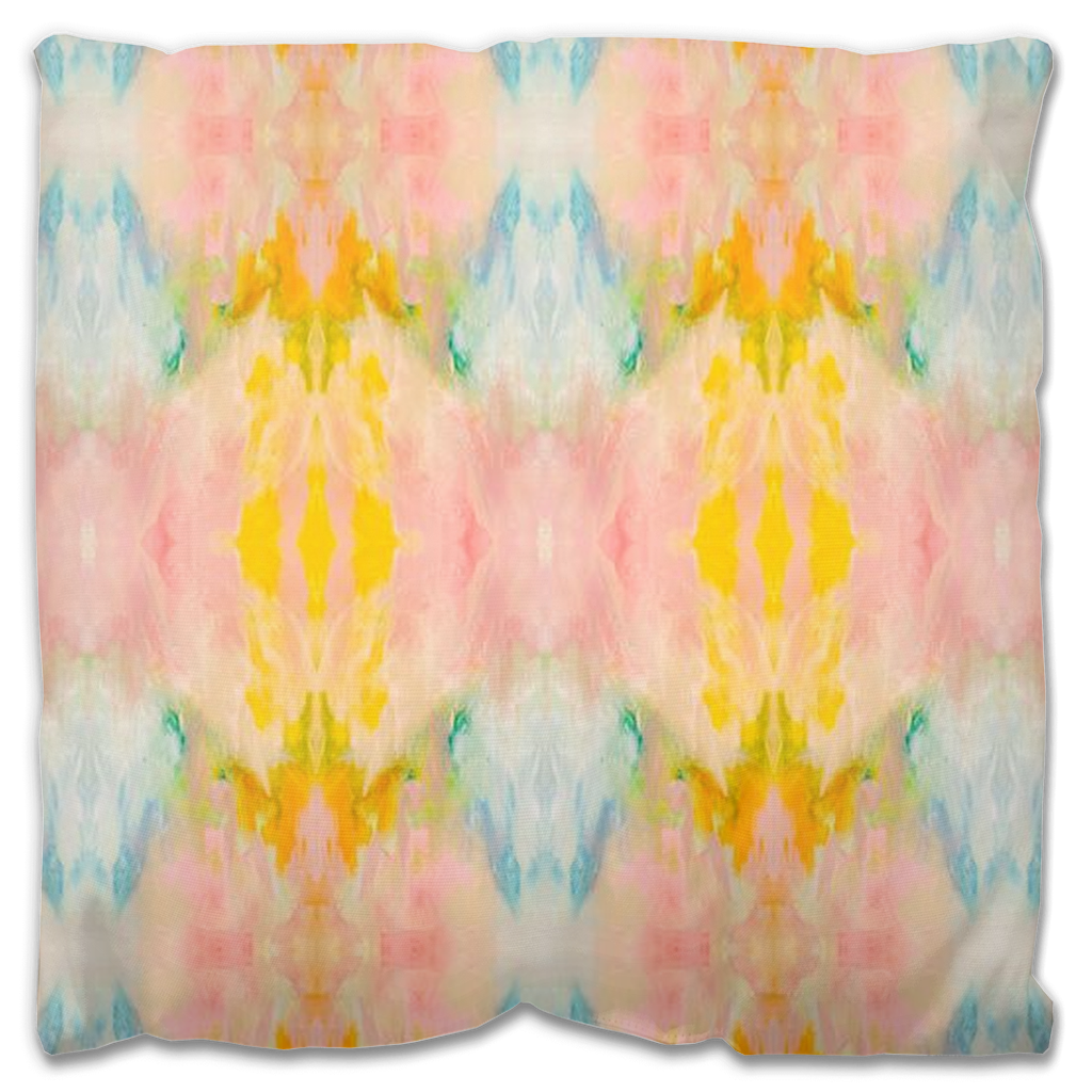 Cotton Candy Outdoor Pillow