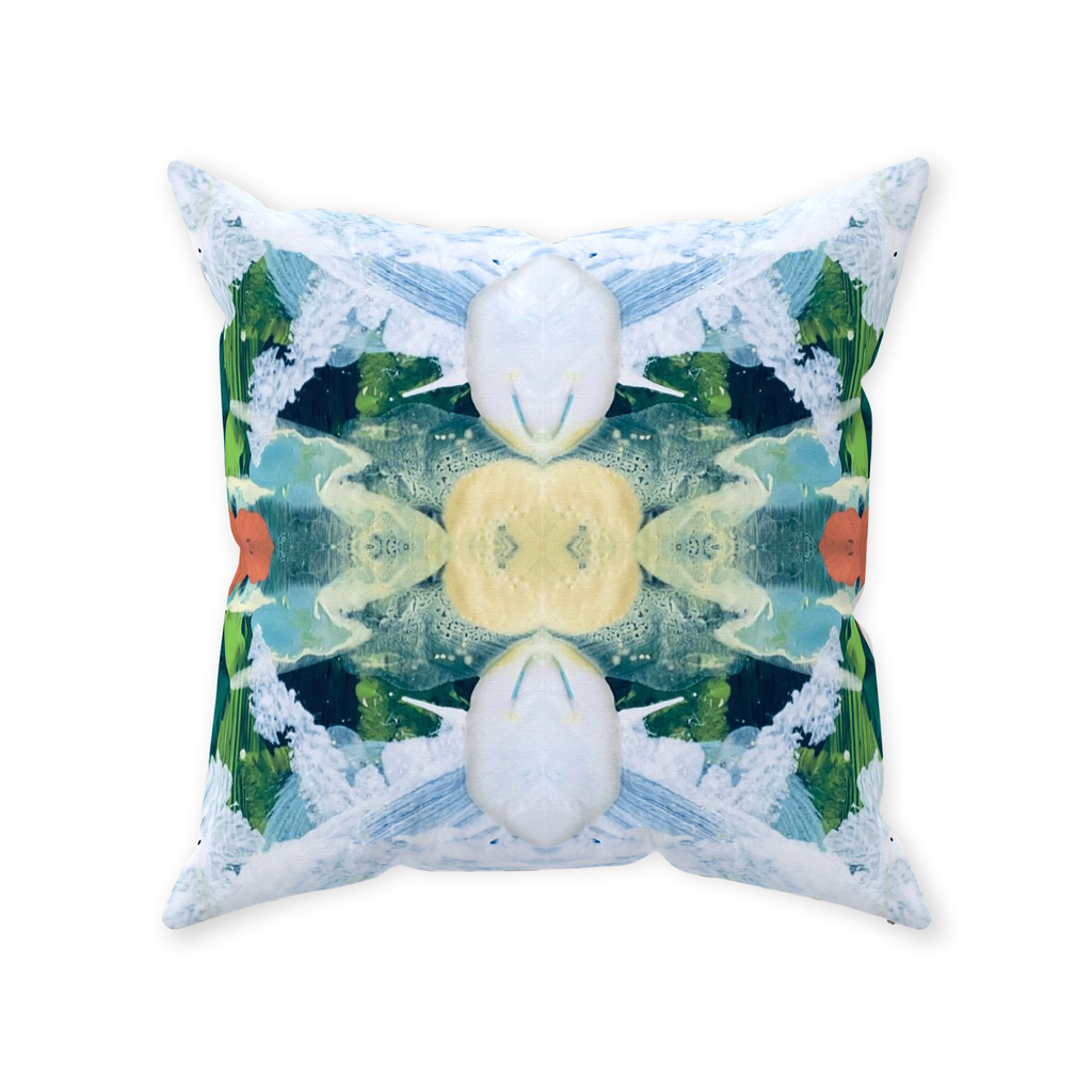 Blue Skies Throw Pillow