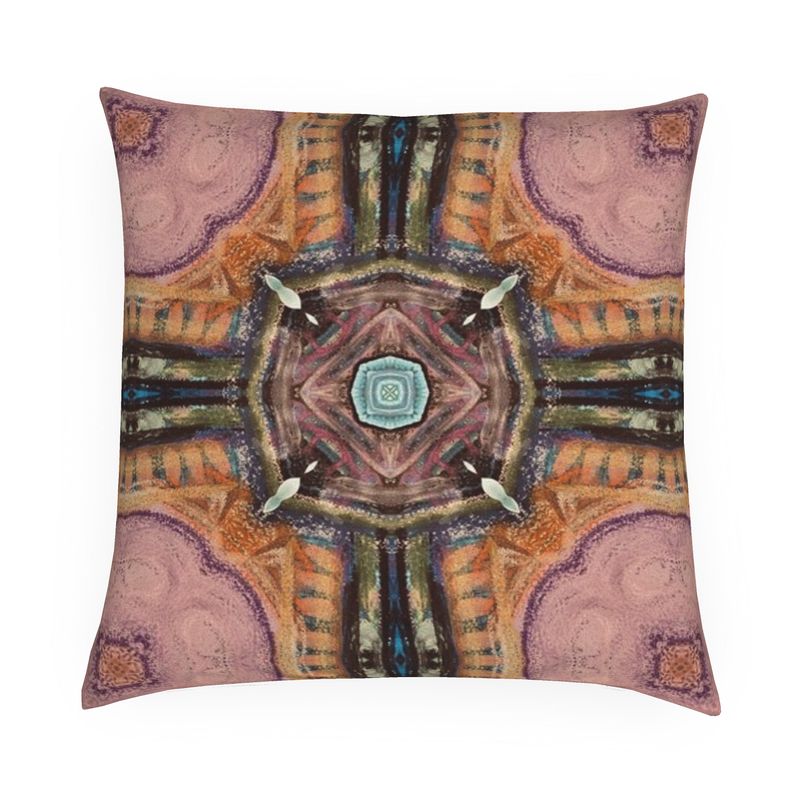 Lilac Cross Pillow