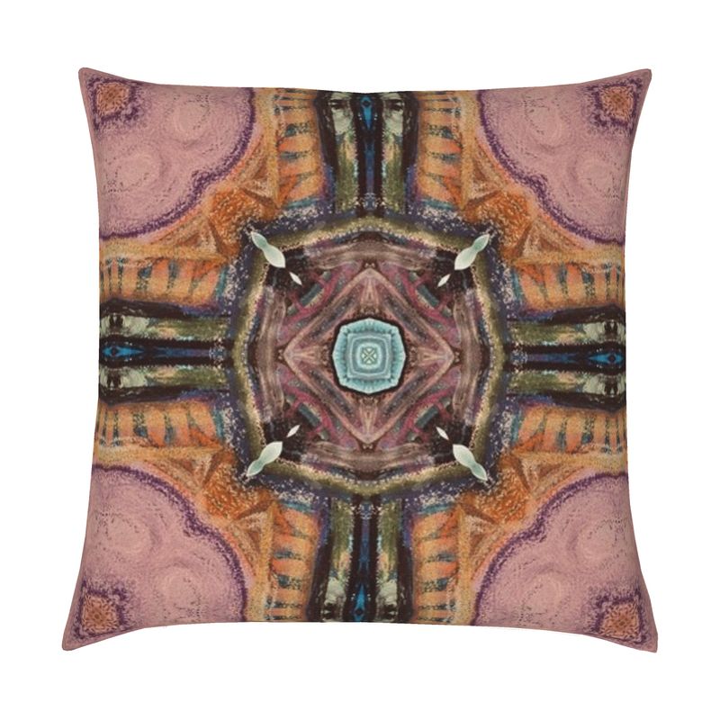 Lilac Cross Pillow