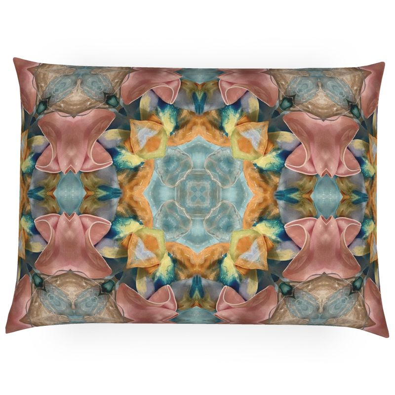 Tropical Coral Lumbar Pillow