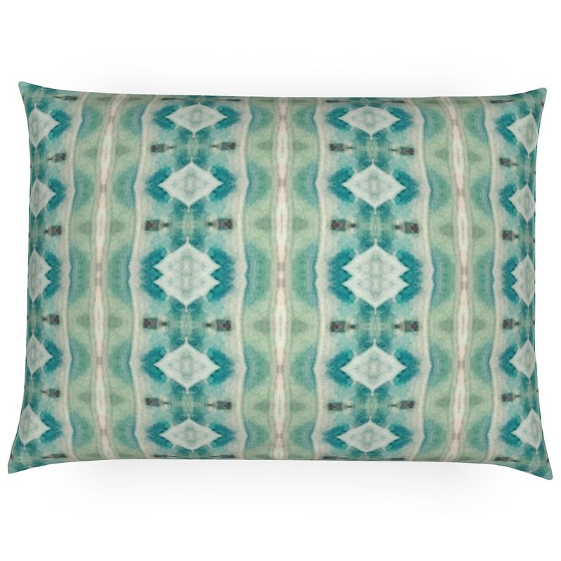 Turquoise Seas Lumbar Pillow