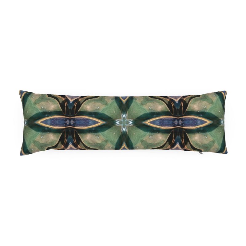 Lilac Lace Bolster Pillow