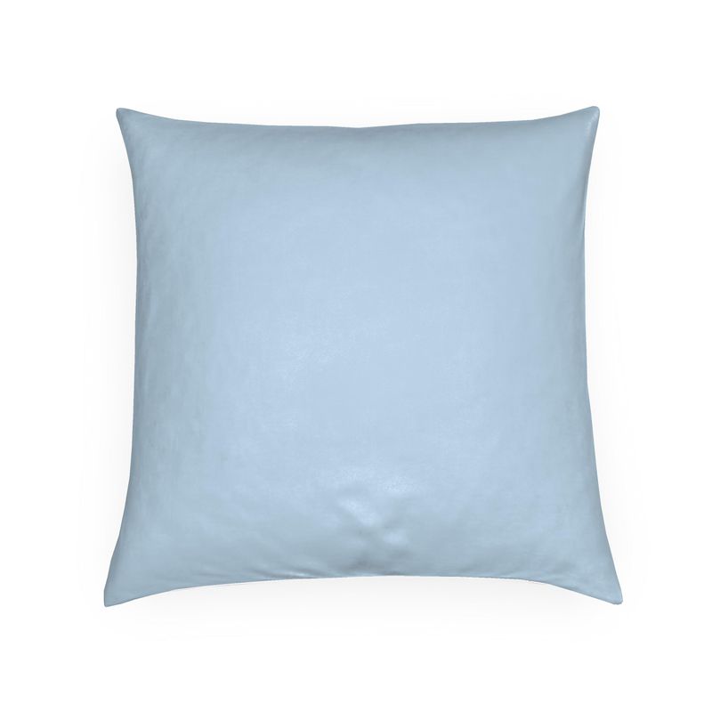 Icy Blue Solid Pillow