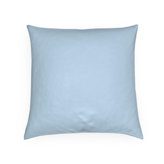Icy Blue Solid Pillow