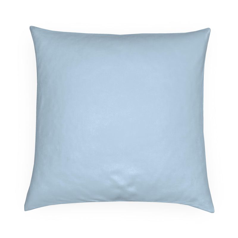 Icy Blue Solid Pillow