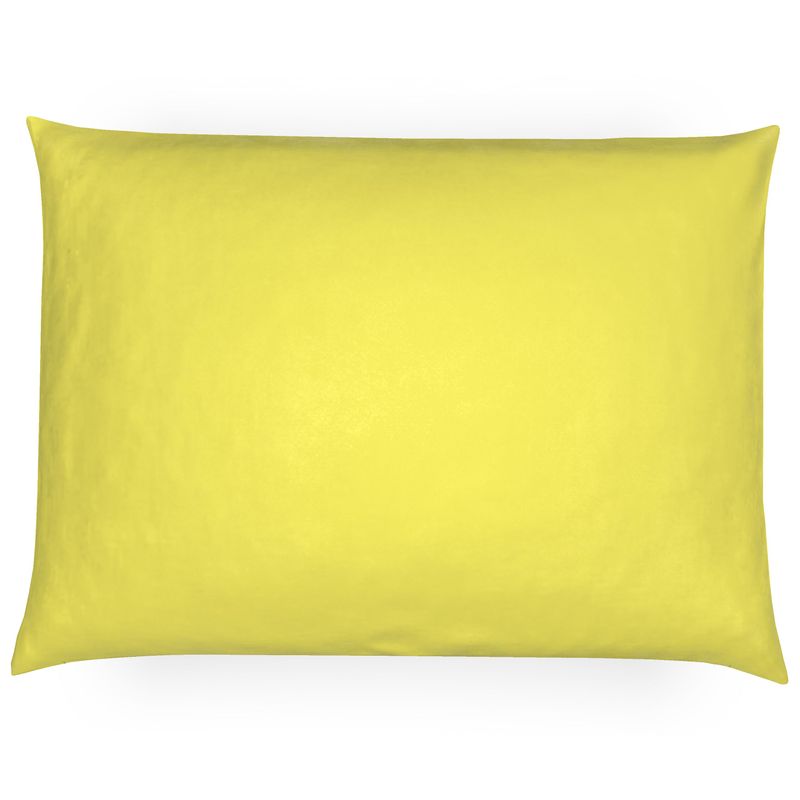 Yellow Lattice Solid Pillow