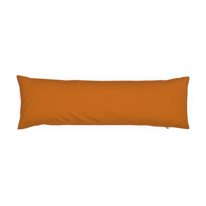 Rust Orange Solid Bolster Pillow