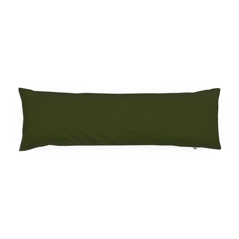 Olive Solid Bolster Pillow